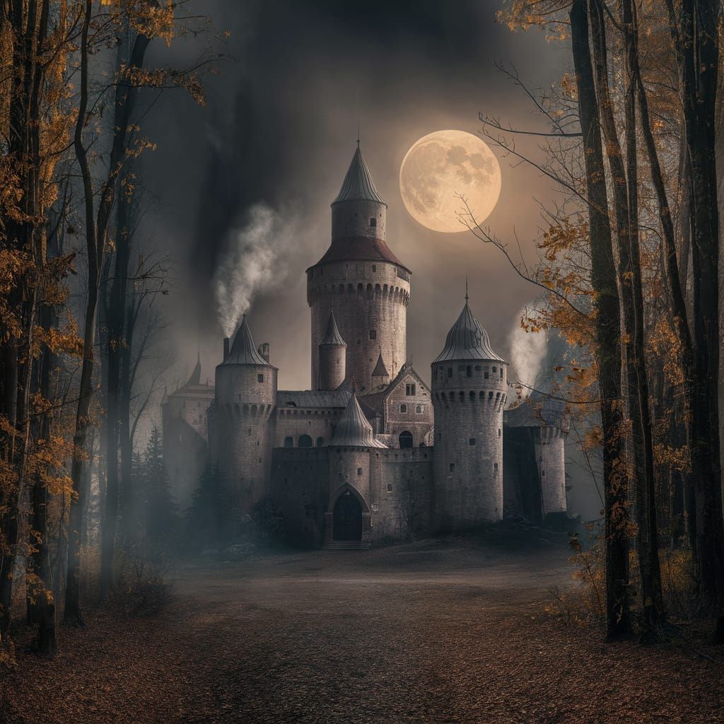 Eerie Photograph of Vlad the Impaler's Castle