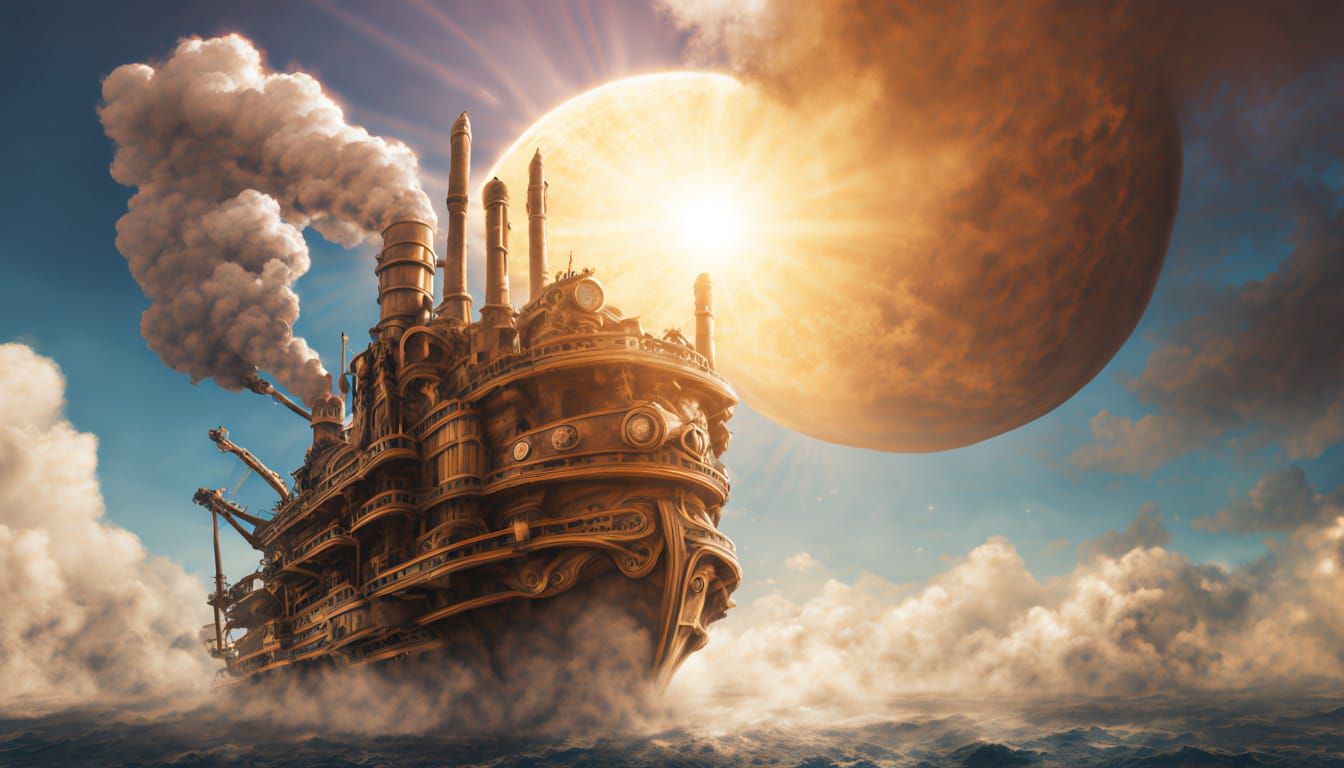 Fantastical Planetary Terraforming Concept Art in Hyperreali...