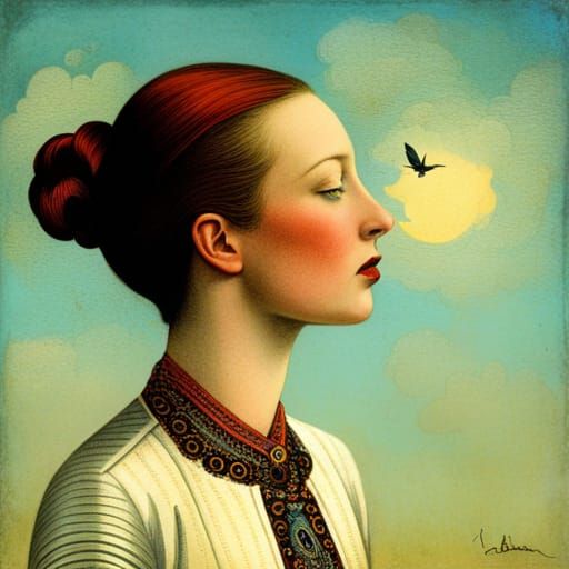 Surreal Collage in Style of Welz-Stein and Caulfield