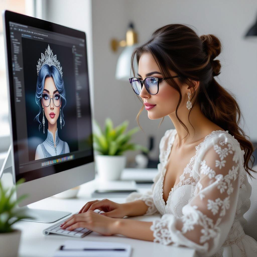 Designer's Insight: Digital Character Design in Golden Light