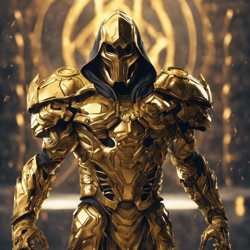 Futuristic Doctor Doom with Infinity Gauntlet