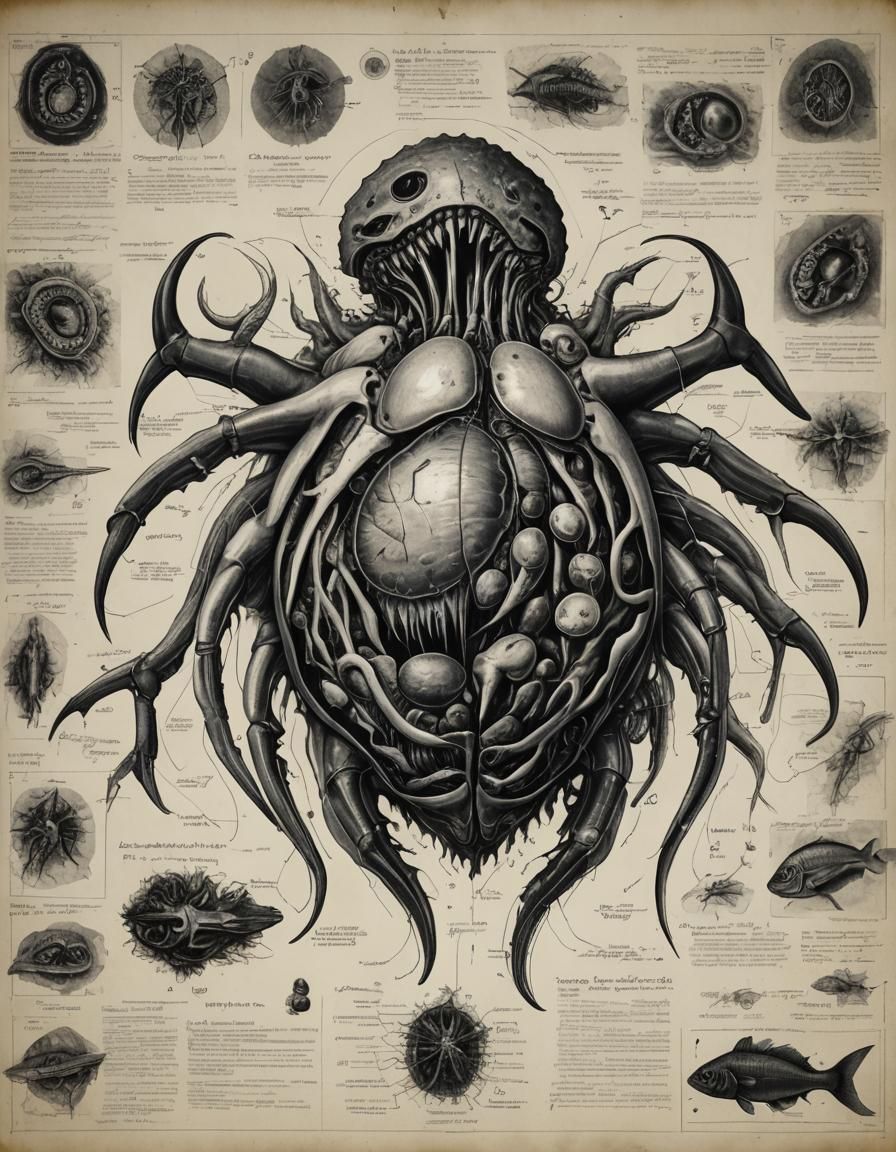 Detailed Autopsy of Deep Sea Horror Creature