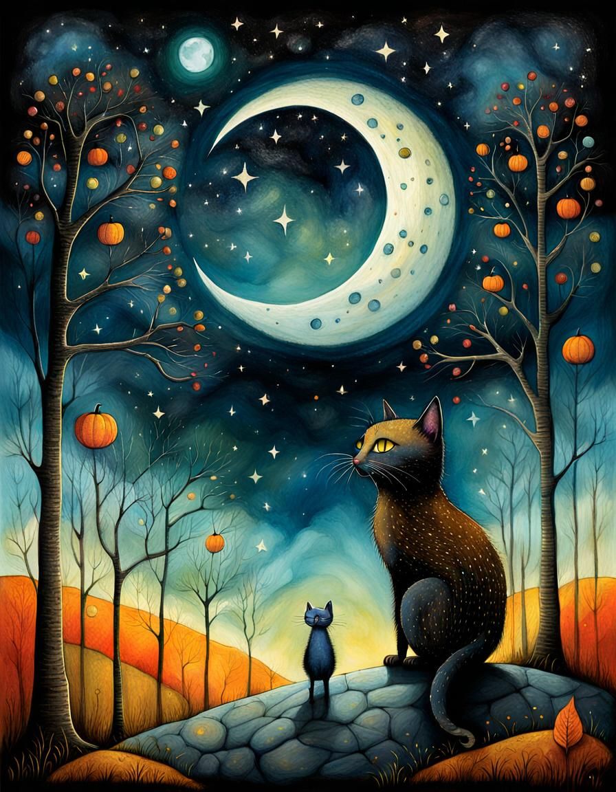 Cats 'n' Moonlight
