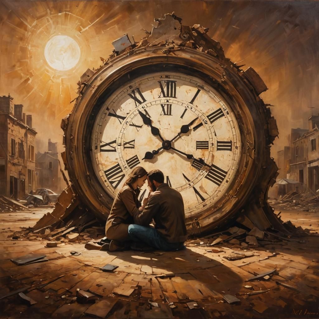 Couple in Warm Earthy Landscape