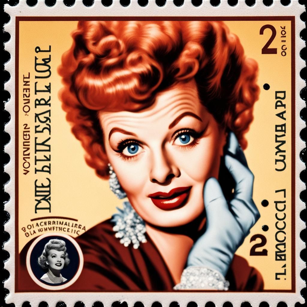 Lucille Ball Postage Stamp