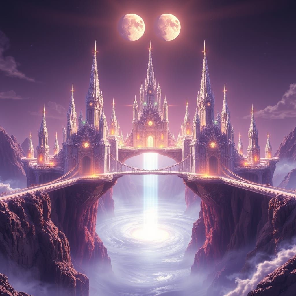 Crystalline City on Floating Islands with Cosmic Vortex