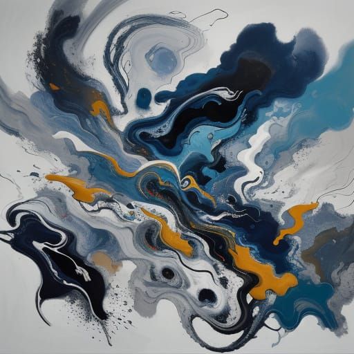 Surrealist Dreamscape in the Style of Automatism