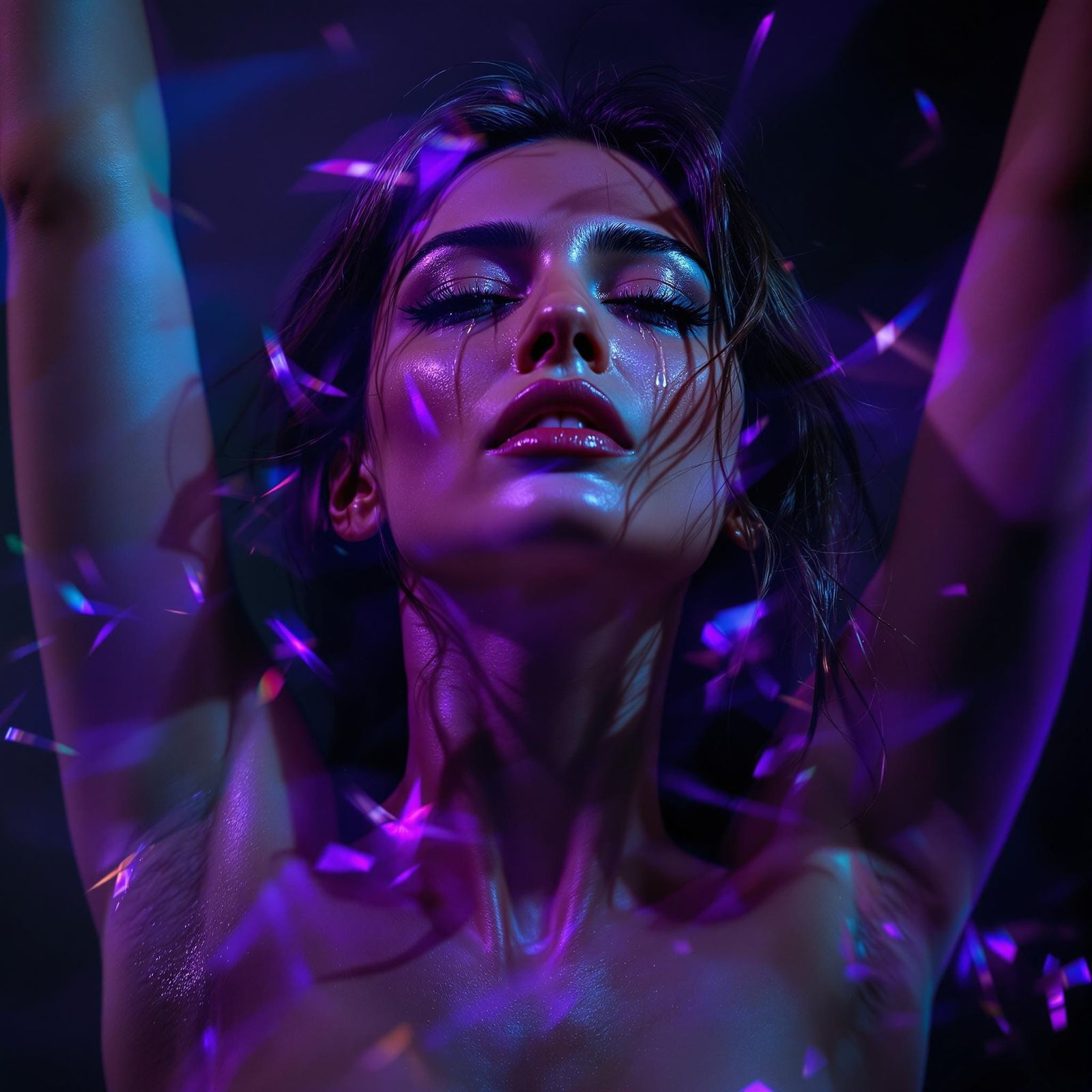 In the middle of the crowd, where I won't be seen