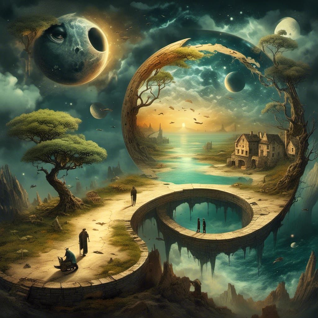 Surreal Stargate Opens to Fantasy Garden