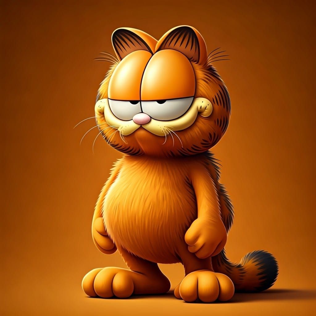 Epic Orange Cat in Vibrant Hyperdetail