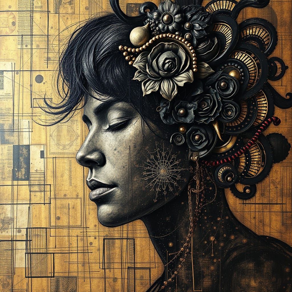 Charcoal Artistry in Abstract Expressionism