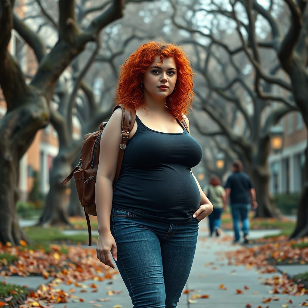Curvy Redhead Empowered Fantasy Heroine