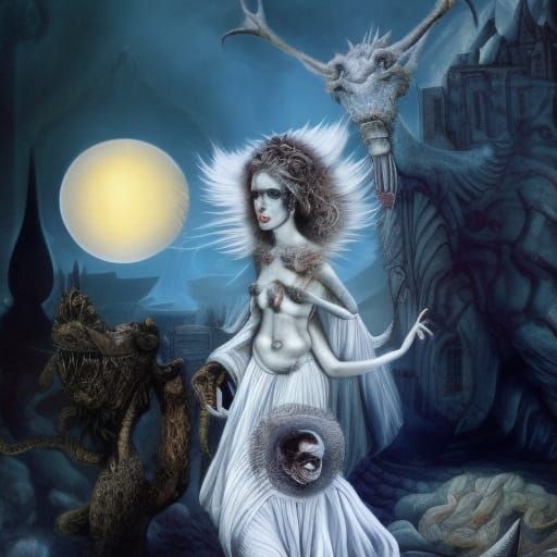 Nightmarish Monsters in Post-Apocalyptic Sci-Fi Wonderland