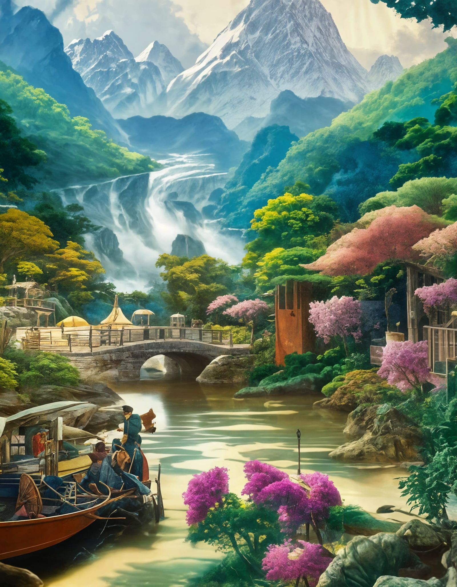 Traveling upstream...