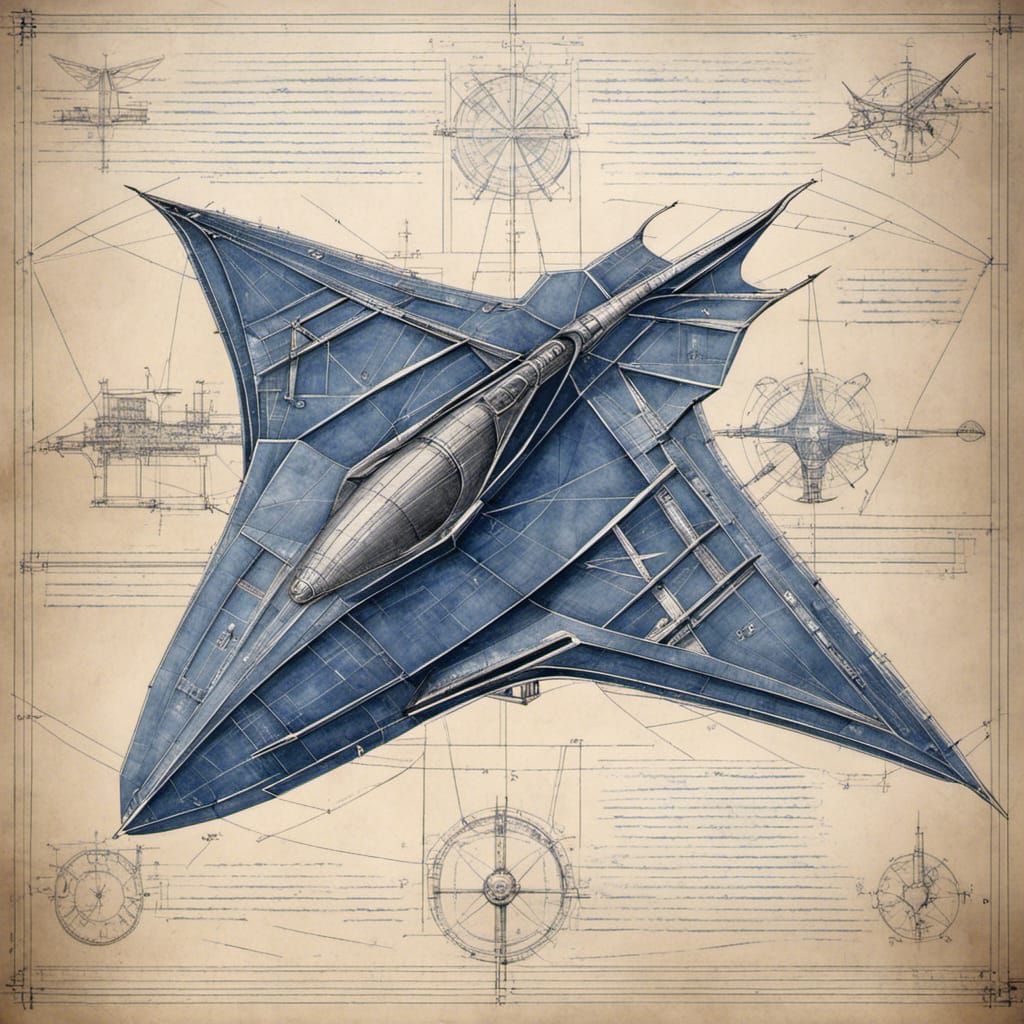 Bat-shaped aircraft