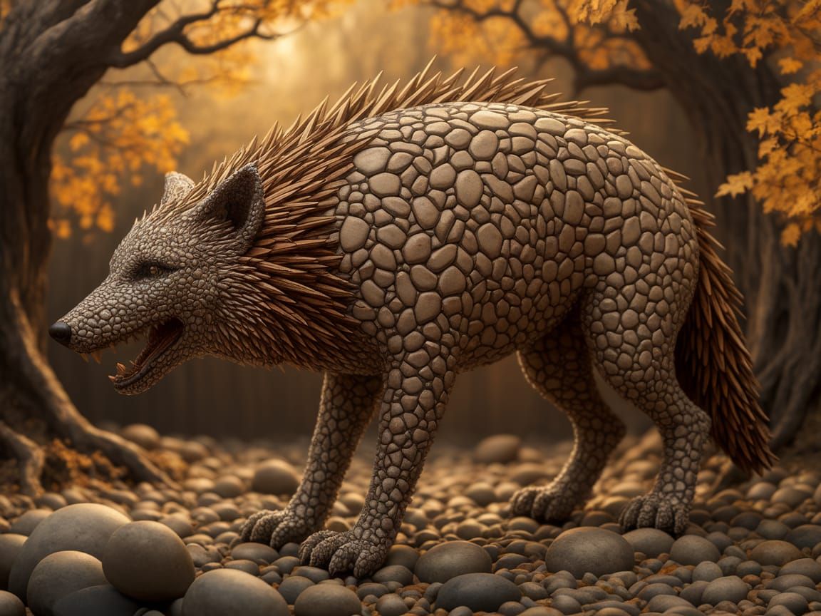 Ferocious Prickles: The Wolf-Hedgehog Hybrid
