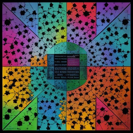 Colorful Mandelbrot Set Fractal Visualization