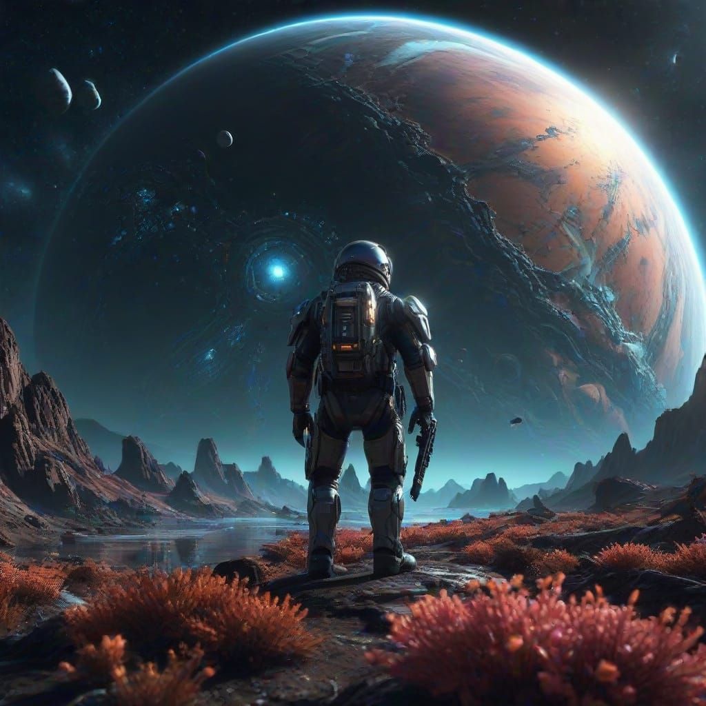 Bioluminescent Planet Discovery in Hyper-Realism