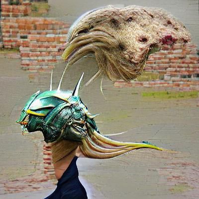 Ethereal Arbiter Portrait from a Surreal Dream