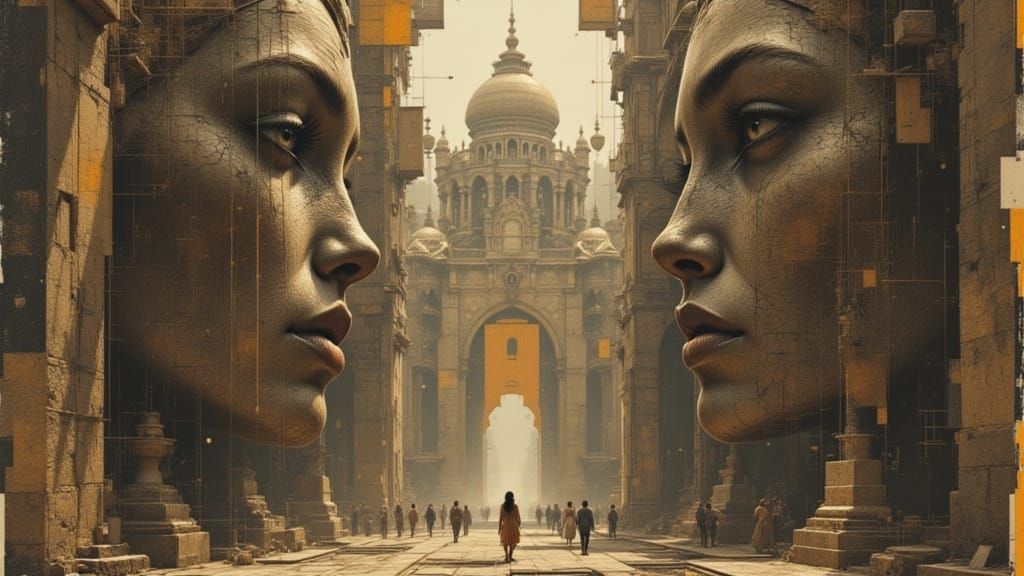 Ancient Alien City With Giant Faces Discovered