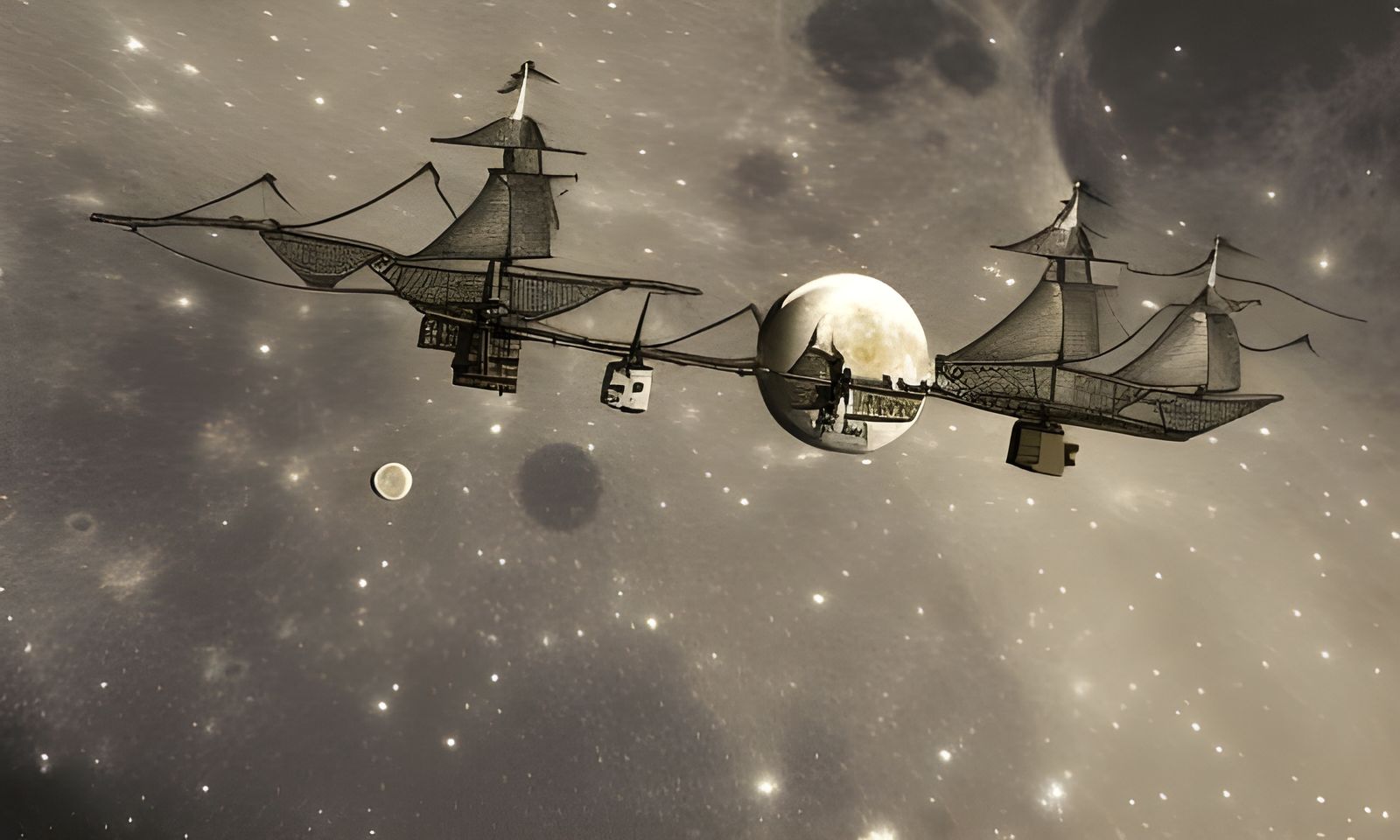 Pirate Ship on the Moon: A NASA Photo