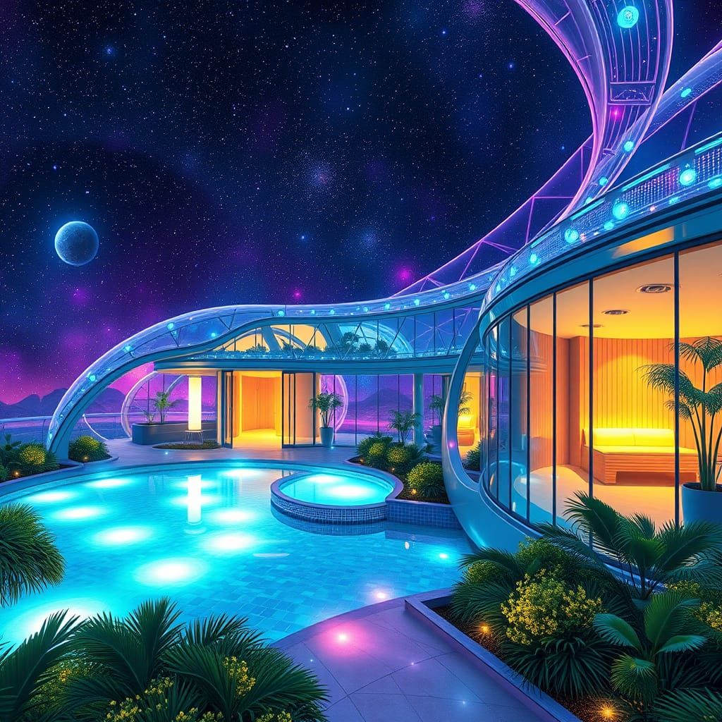 glass hotels with indoor pool and sauna