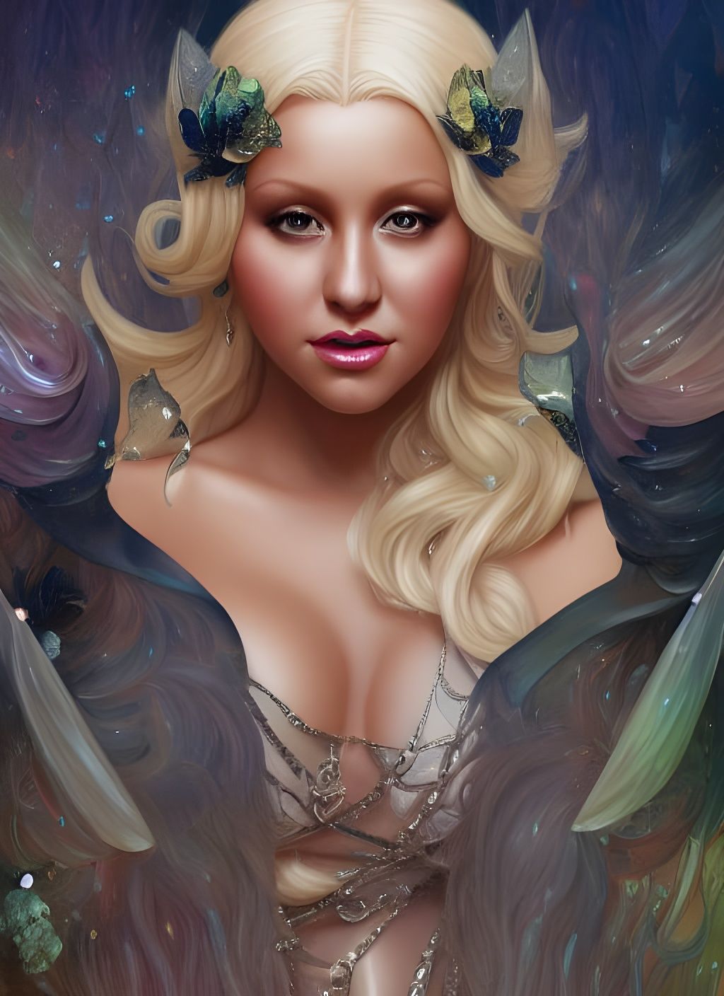 Christina Aguilera Portrait: D&D Fantasy Art