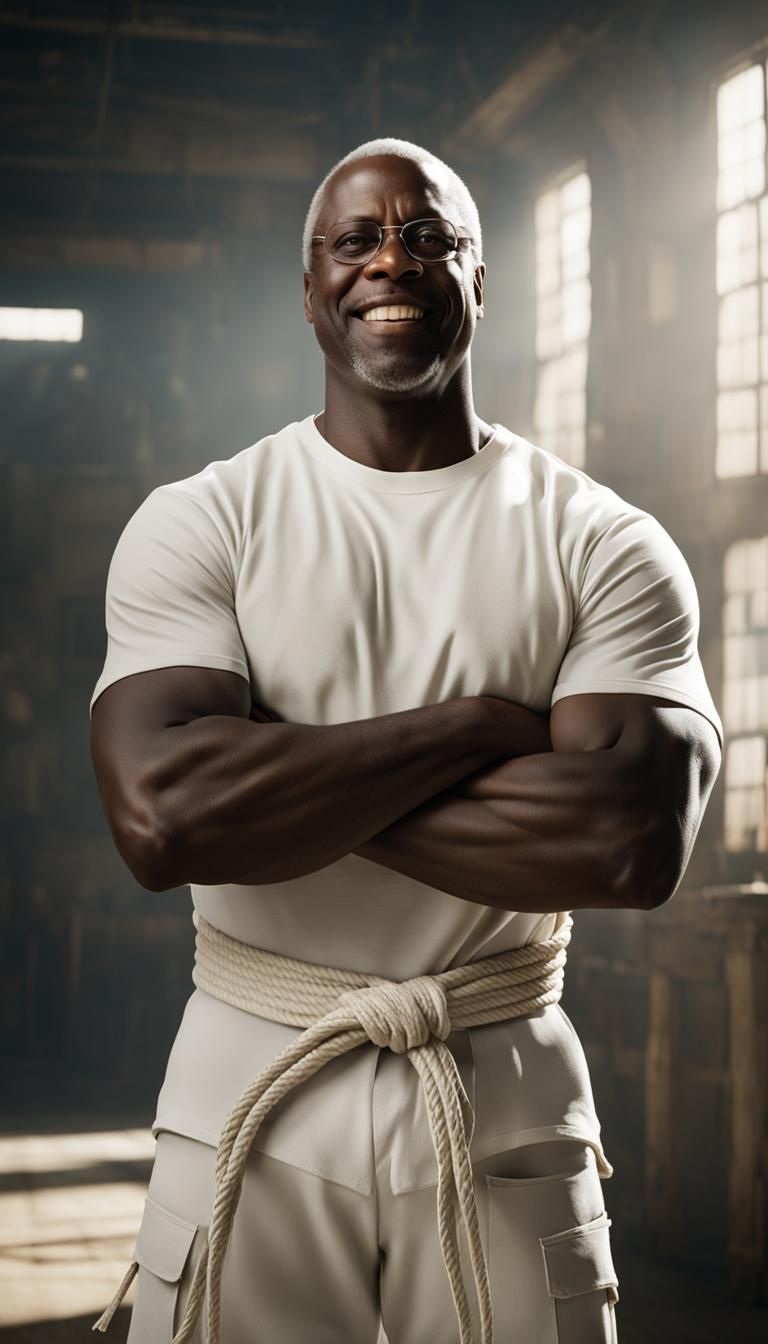 Andre Braugher Smiling Portrait Rendered in Unreal Engine