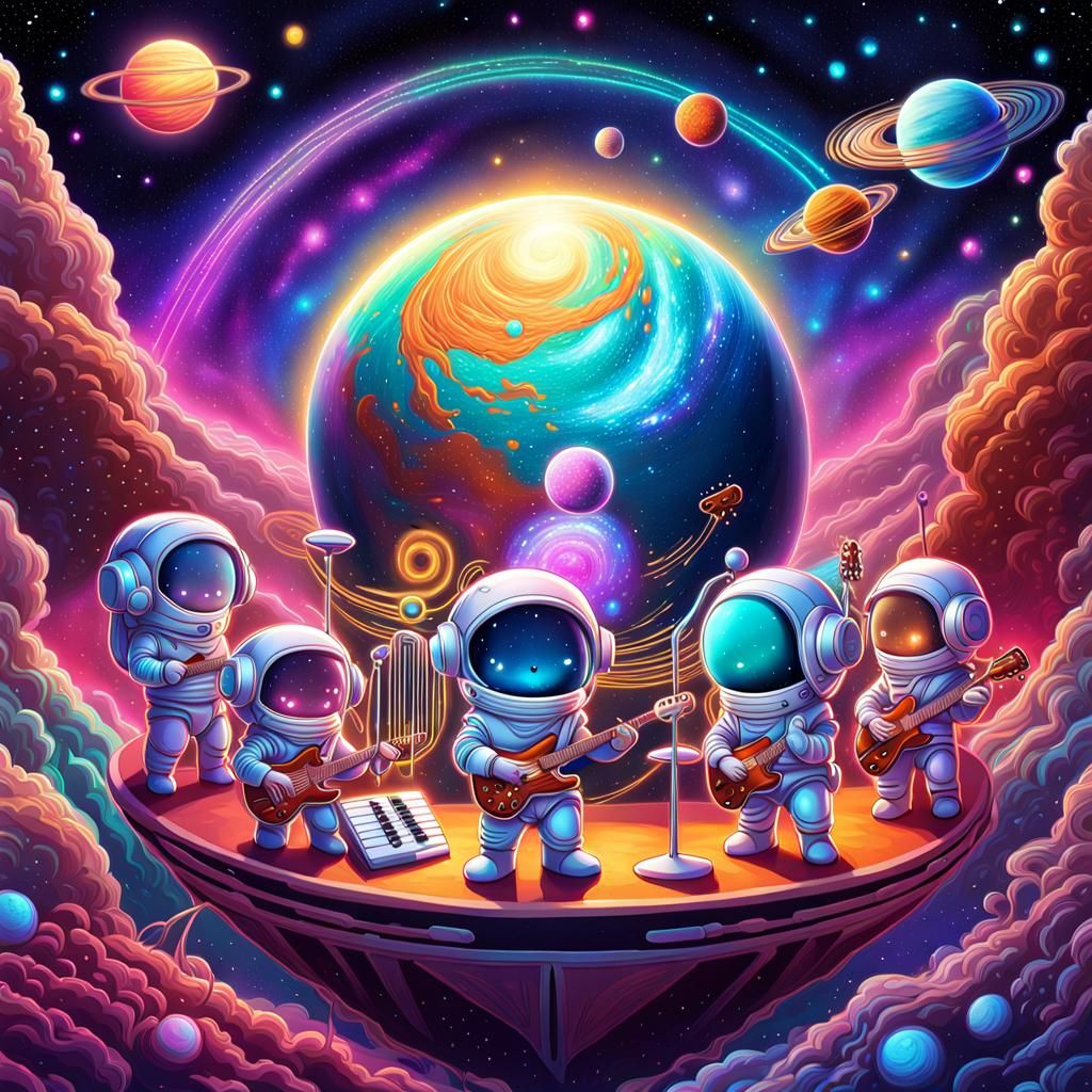 Interplanetary Concert with Chibi Kawaii Planets