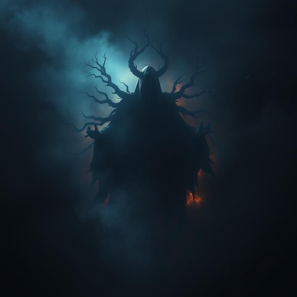 Mystical Dark: Hyperrealistic Impressionist Hallucination