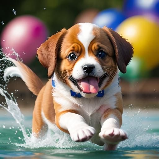 Comedy Puppies Photography with Bokeh