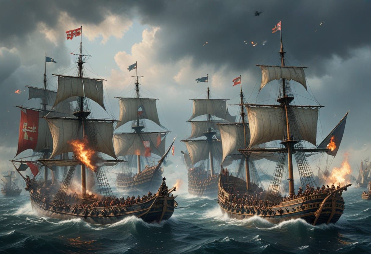 medieval naval battle