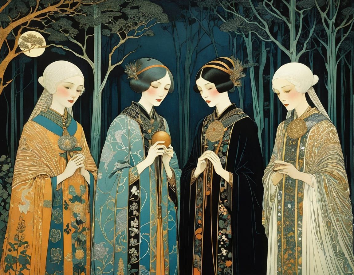 Spooky Christmas Ghosts Celebrate Amidst Detailed Artwork