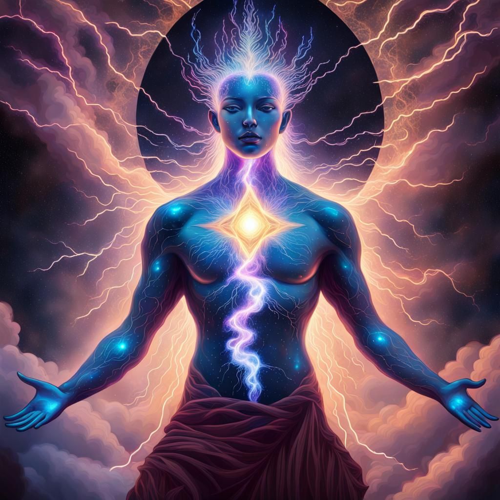 Astral Light Spirit in Cosmic Lightning