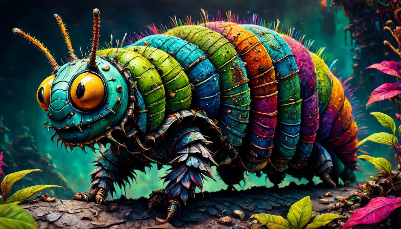 Caterpillar in Junk Clothing: Dystopian Fantasy