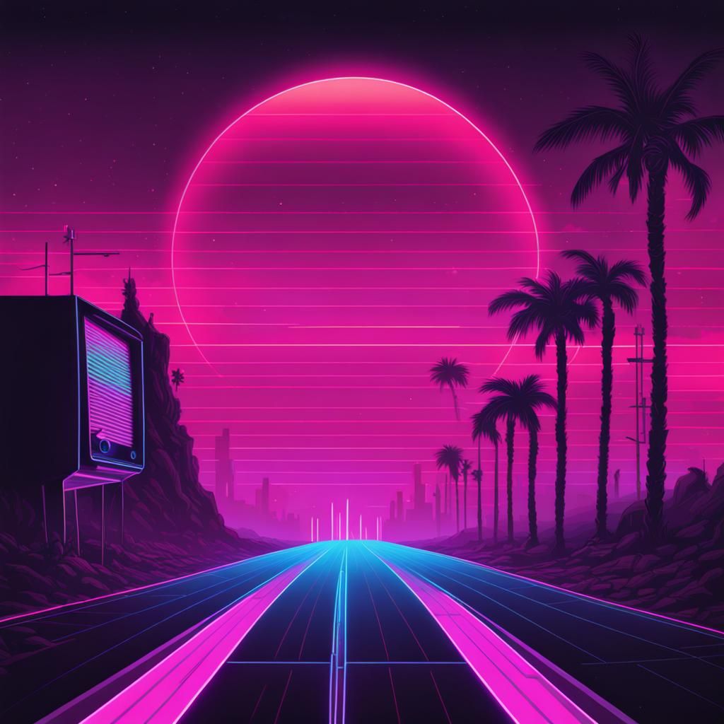 Synthwave Apocalypse: Neon Retro End Times