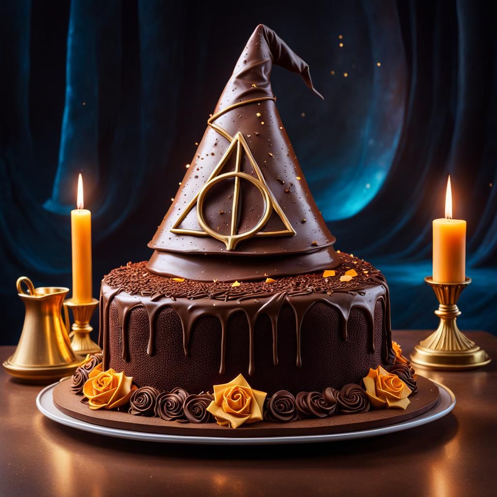 Sorting Hat Harry Potter Cake