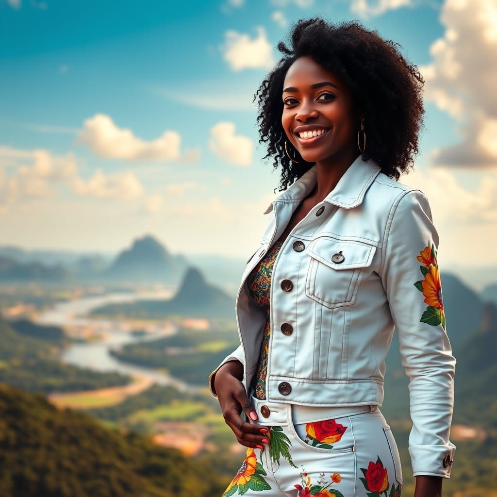 Brazilian Beauty Shines in Vibrant Cultural Prints