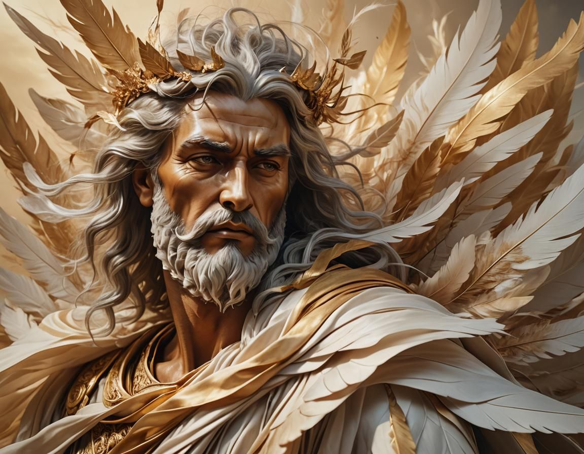 Surreal Wind God of Creativity and Courage