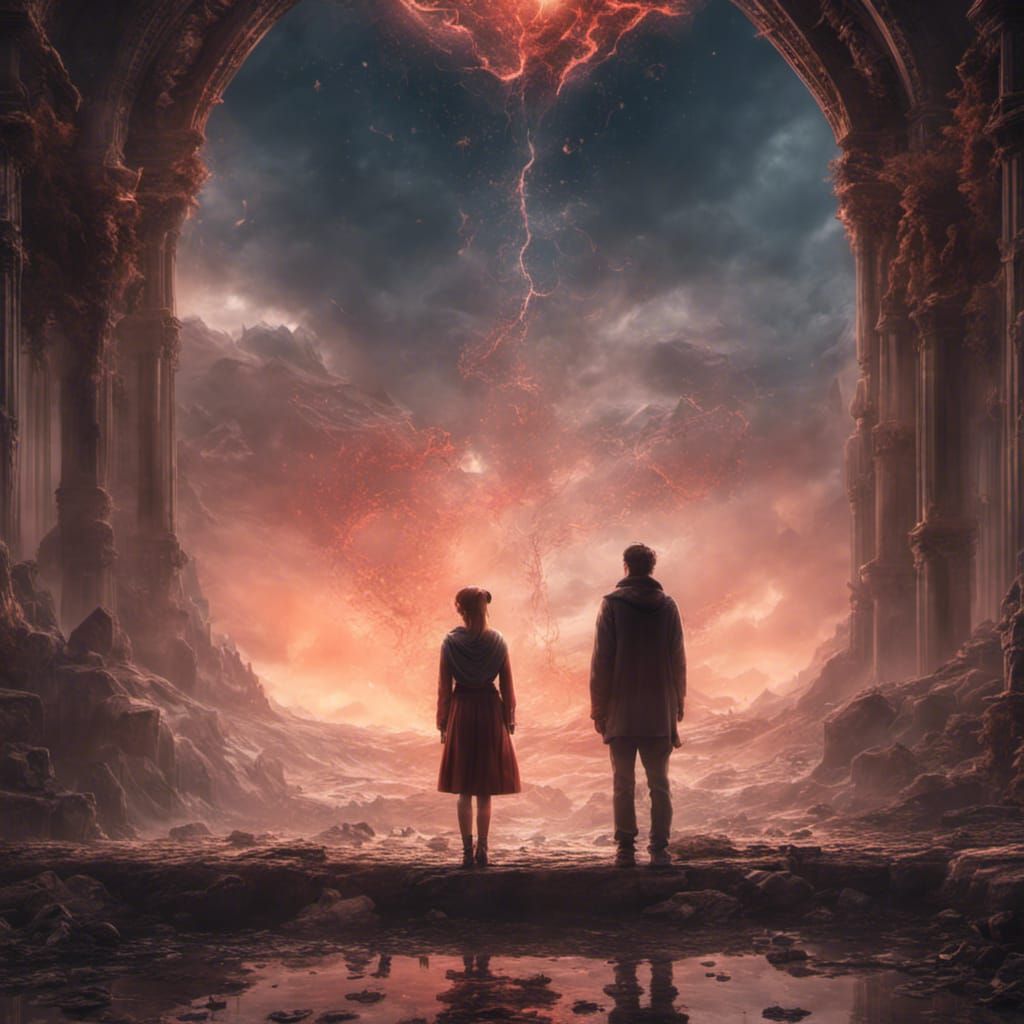 Heartbreak and Longing: A Dramatic Digital Painting