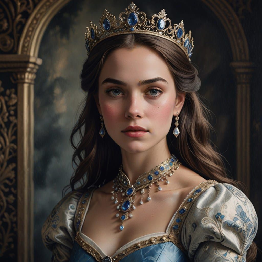Regal Princess Portrait: Classic and Modern Fusion
