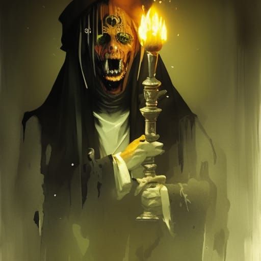 Sinister Papa Legba in Greg Rutkowski Style