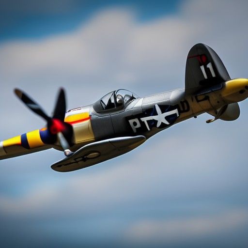 P-51 Mustang in WWII Air Battle