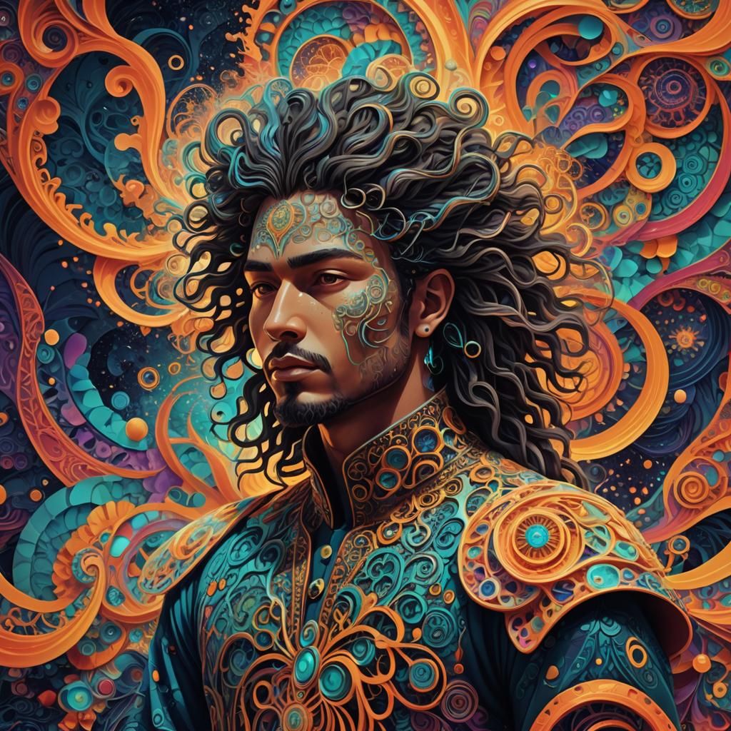 Anti-Prophet in Fractal Abstract Digital Art