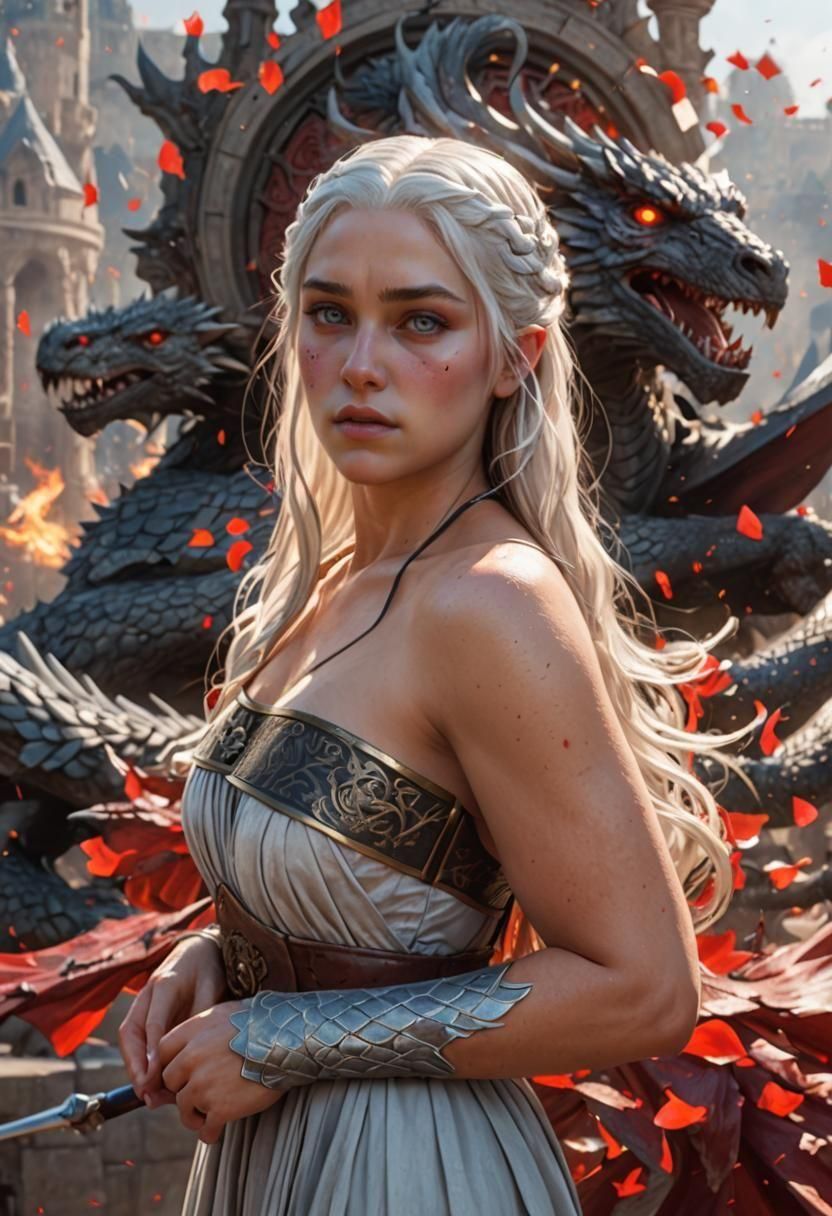 Targaryen Transformation: Hyperdetailed Artstation Portrait