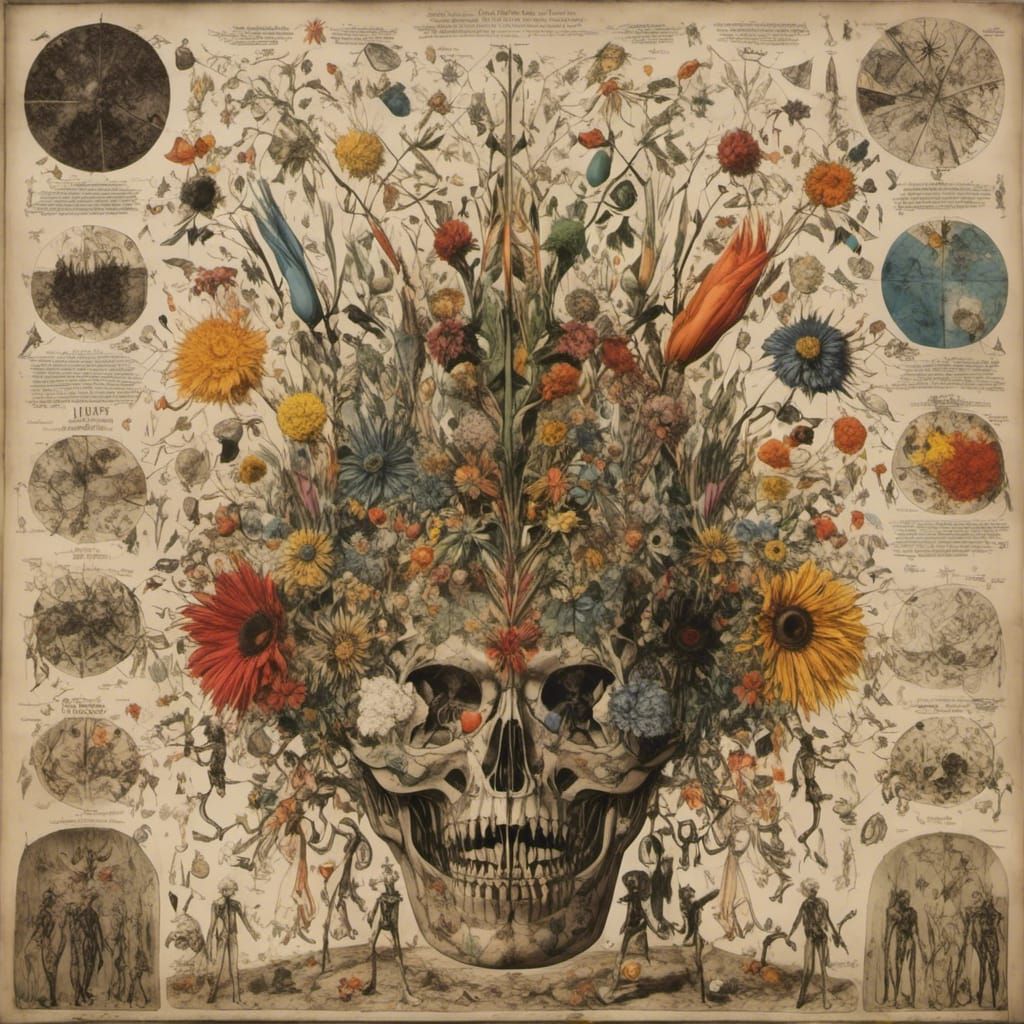 Calavera Patchwork Style Compost Vessel Transformation