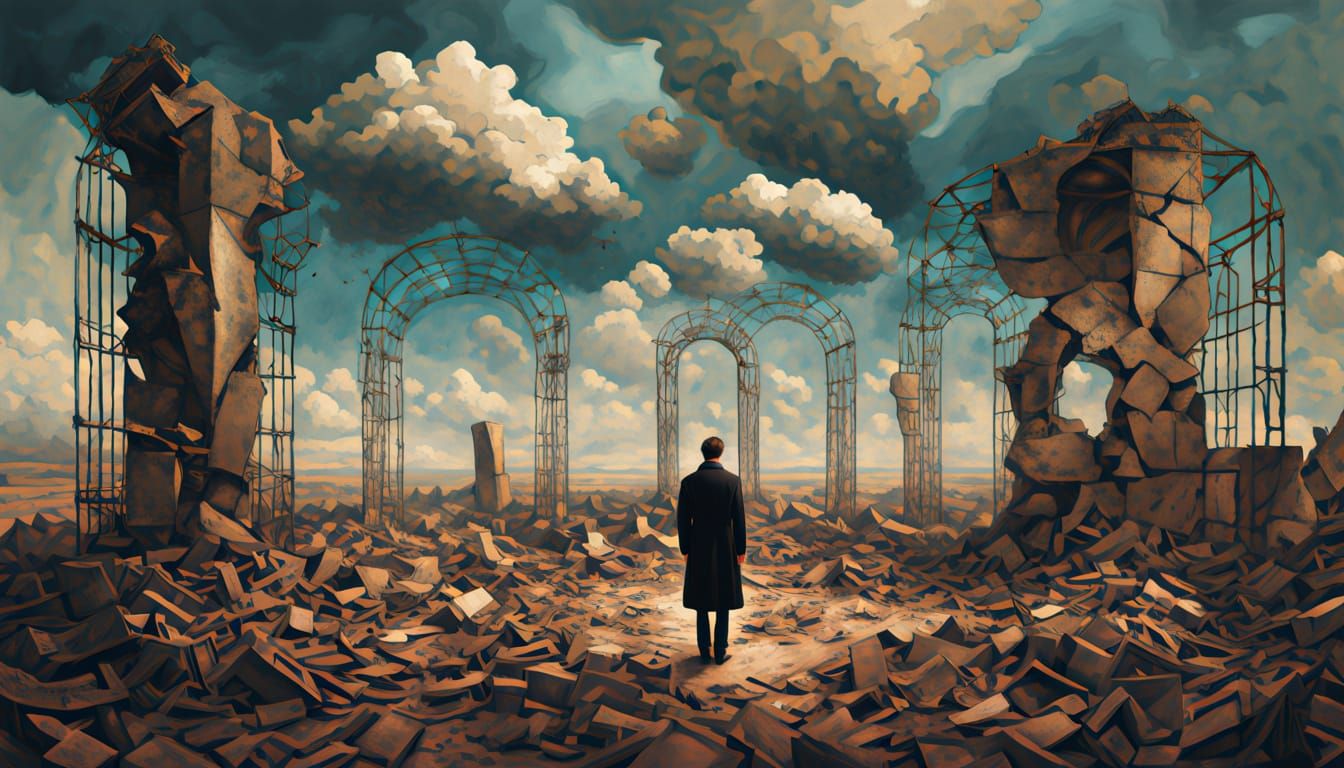 Children in Ruins: Surrealist Photomontage in Digital Art