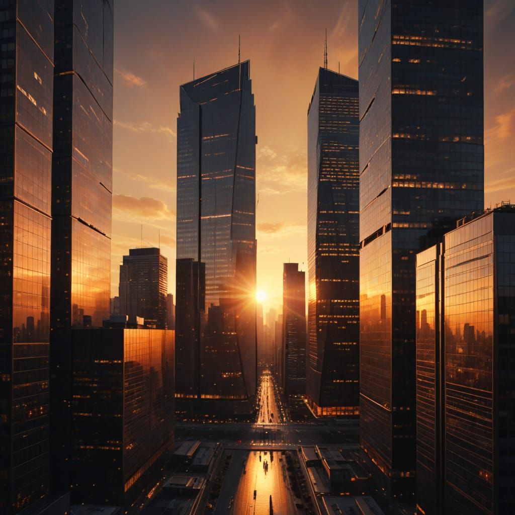 Sunset On a Concrete Jungle