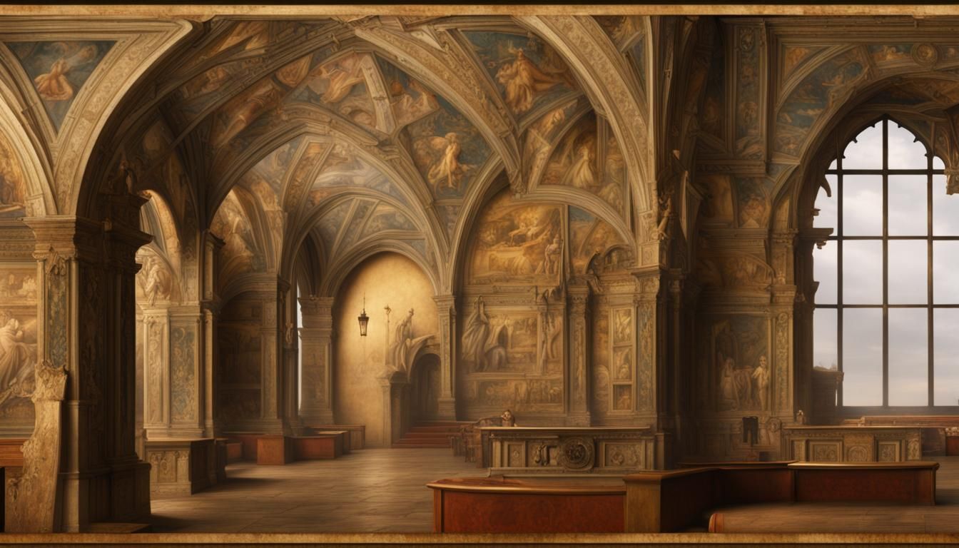15th Century Florence in Digital Painting Style