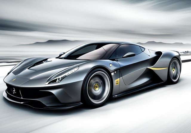 Futuristic V12 Ferrari Hypercar Design